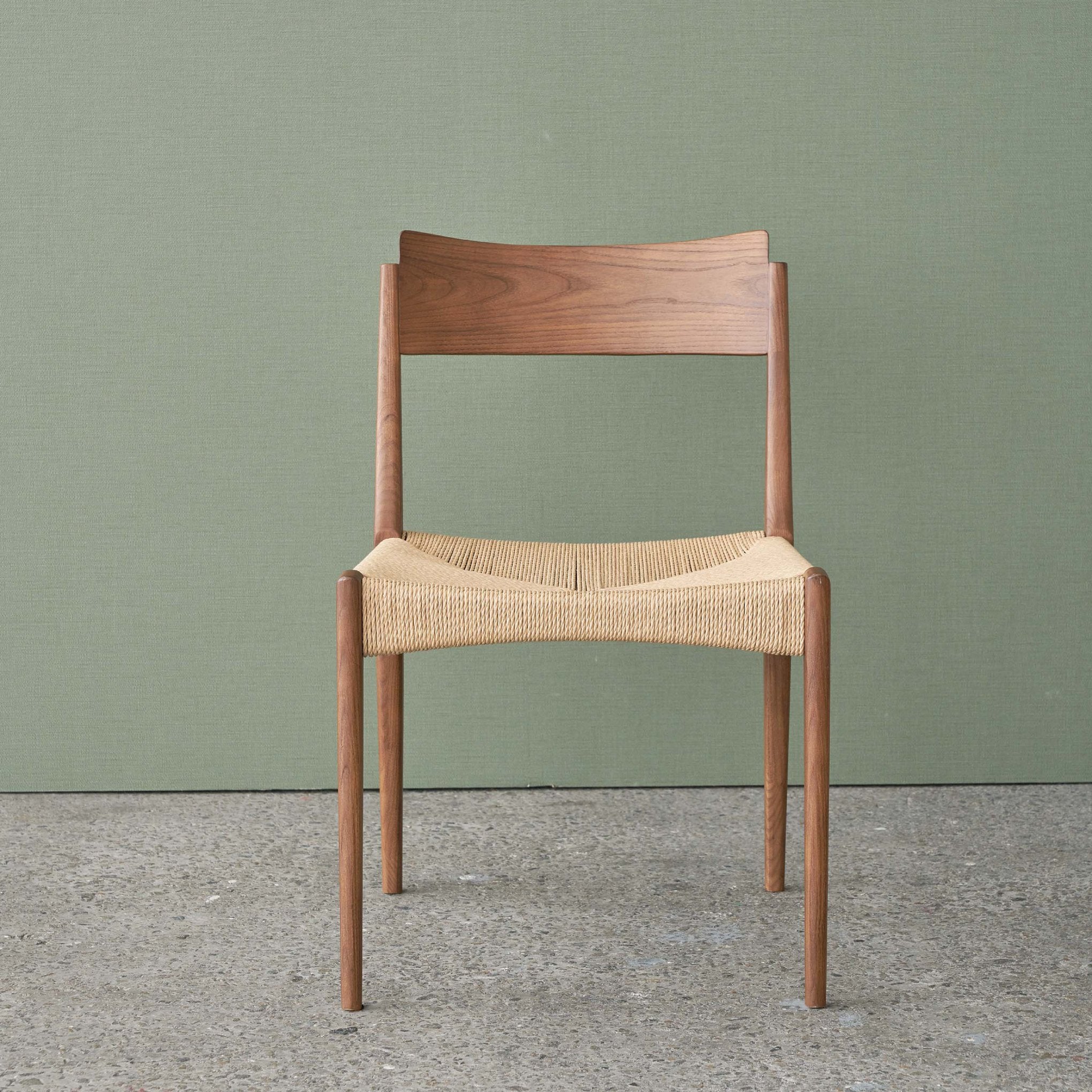 ダイニングチェア 単品 完成品 ペーパーコード 椅子 木製 天然木 北欧 1脚