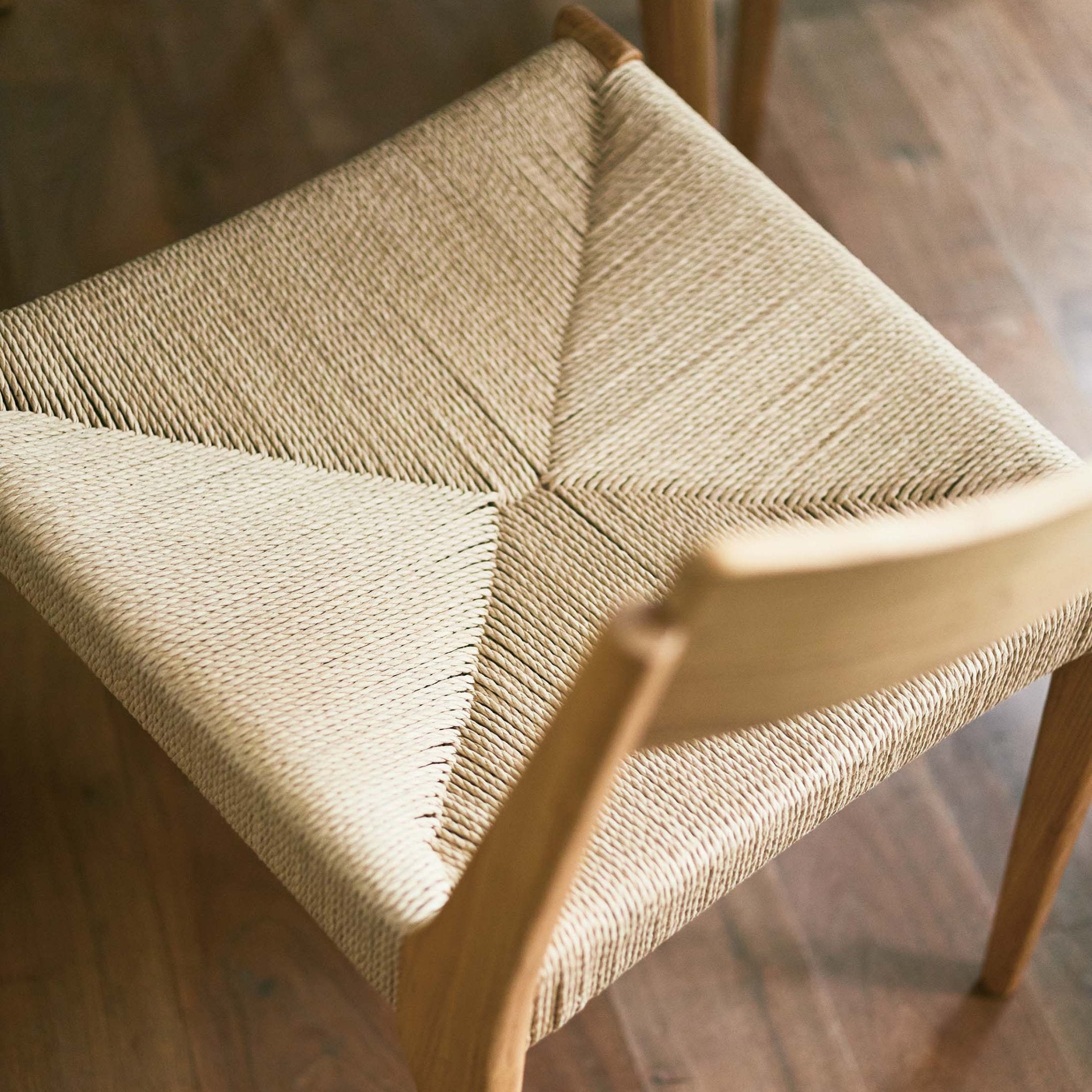 ダイニングチェア 単品 完成品 ペーパーコード 椅子 木製 天然木 北欧 1脚