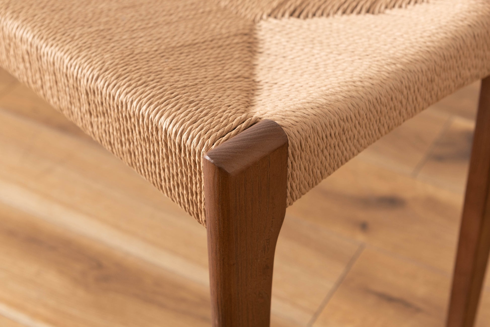 ダイニングベンチ 単品 完成品 木製 天然木 ベンチチェア チェア 椅子 イス 幅100 幅110 ペーパーコード　