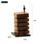 アクセサリーケース 小物入れ 小物収納 雑貨入れ 天然木 回転式 収納ケース アクセサリーケース