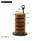 アクセサリーケース 小物入れ 小物収納 雑貨入れ 天然木 回転式 収納ケース アクセサリーケース