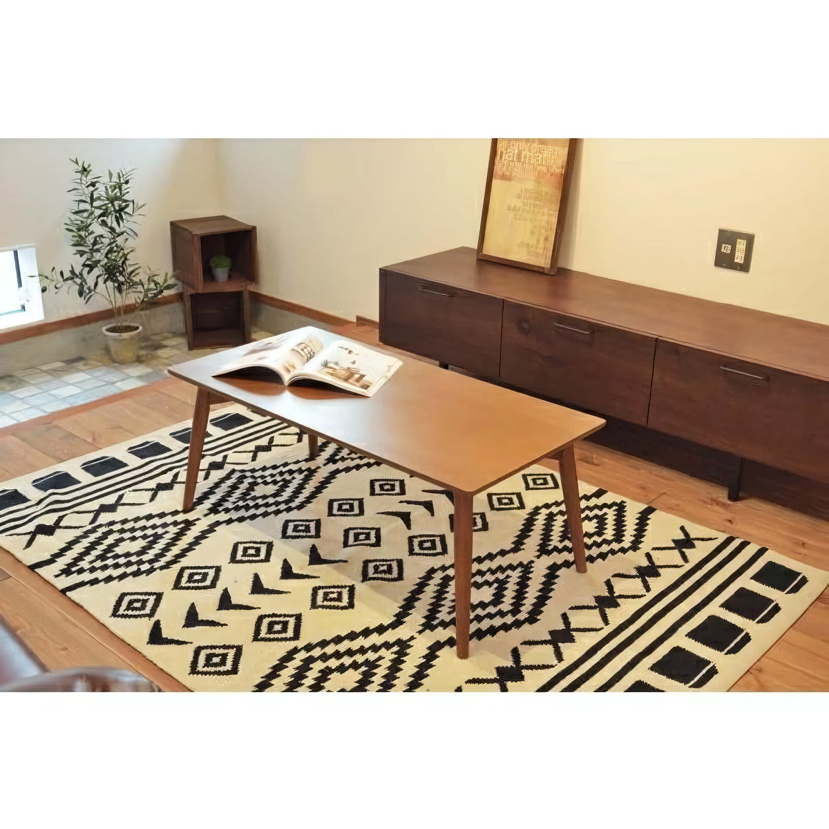 センターテーブル ローテーブル 幅100cm 長方形 ロータイプ 1人 2人 一人暮らし 高見え