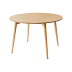 ダイニングテーブル 幅110cm 2人 3人 4人用 丸型 円形 シンプル 木製 天然木 北欧