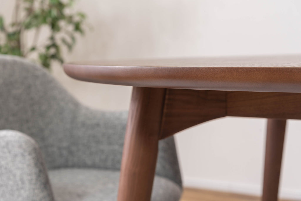 ダイニングテーブル 幅110cm 2人 3人 4人用 丸型 円形 シンプル 木製 天然木 北欧