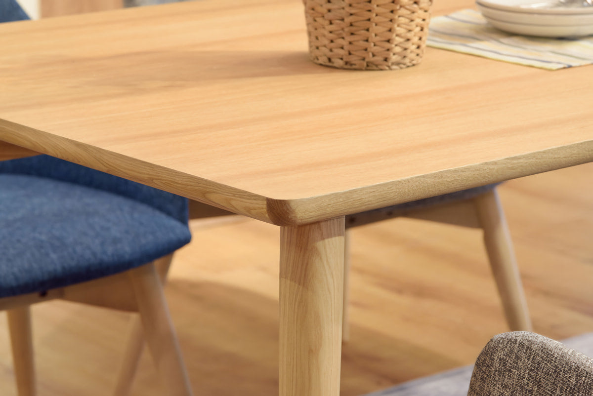 ダイニングテーブル 幅150cm 3人 4人 5人 長方形 角丸 丸角 食卓 机 単品