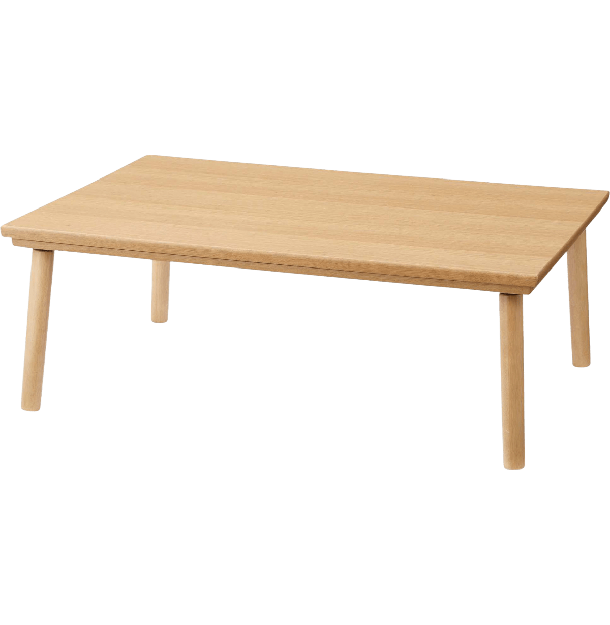 こたつテーブル 1人 2人 3人 幅105cm フラットヒーター 長方形 角型 ロータイプ 天然木 高級感 高見え