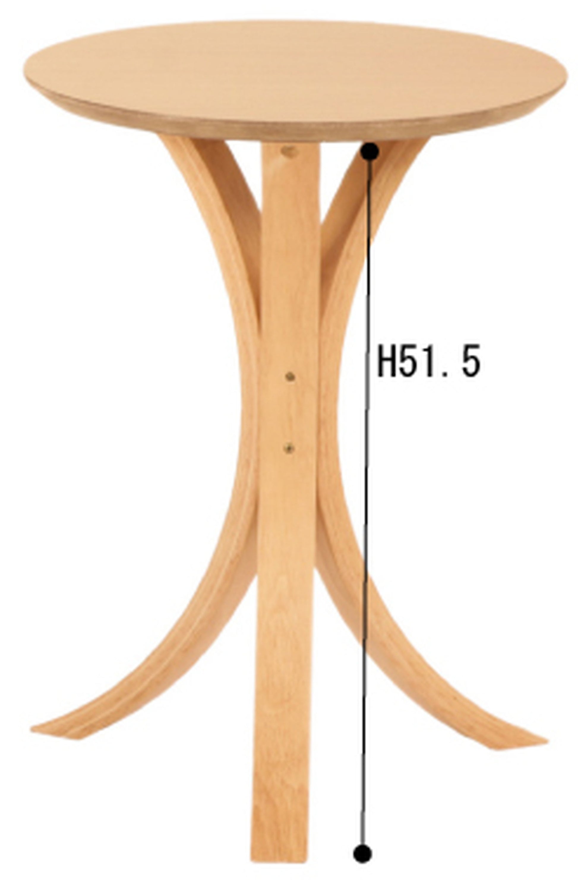 サイドテーブル 北欧 丸型 円形 幅40 ミニテーブル ナイトテーブル 天然木 木製 ベッド横