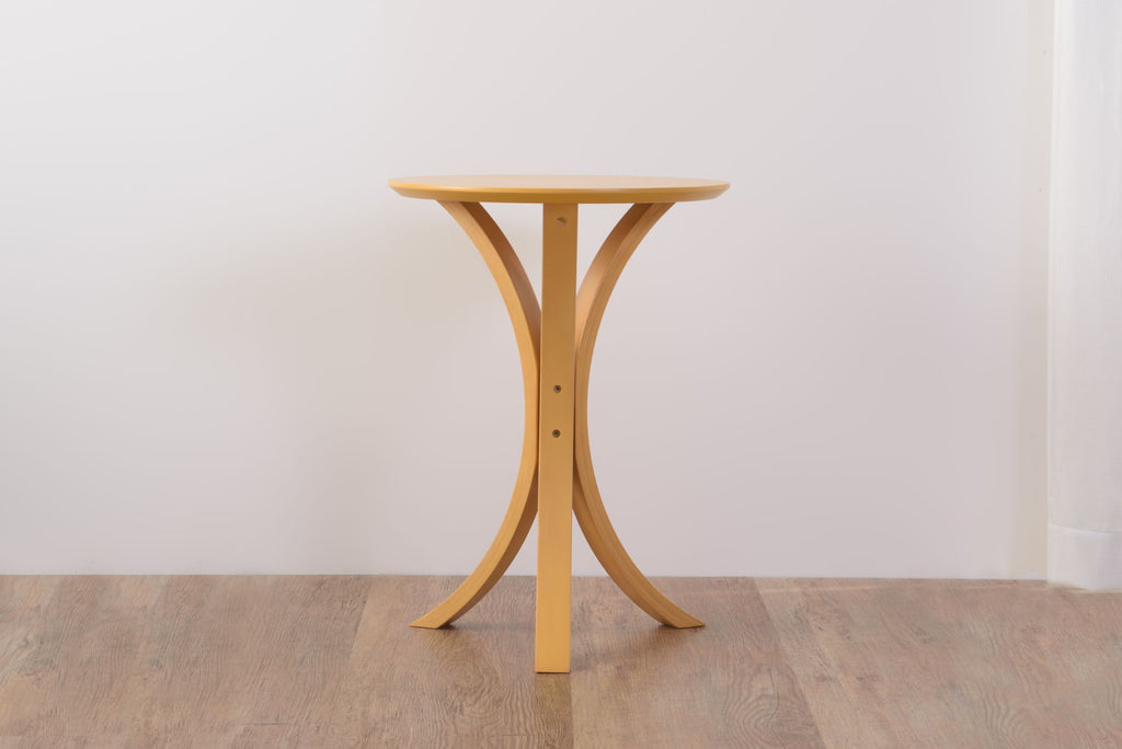 サイドテーブル 北欧 丸型 円形 幅40 ミニテーブル ナイトテーブル 天然木 木製 ベッド横