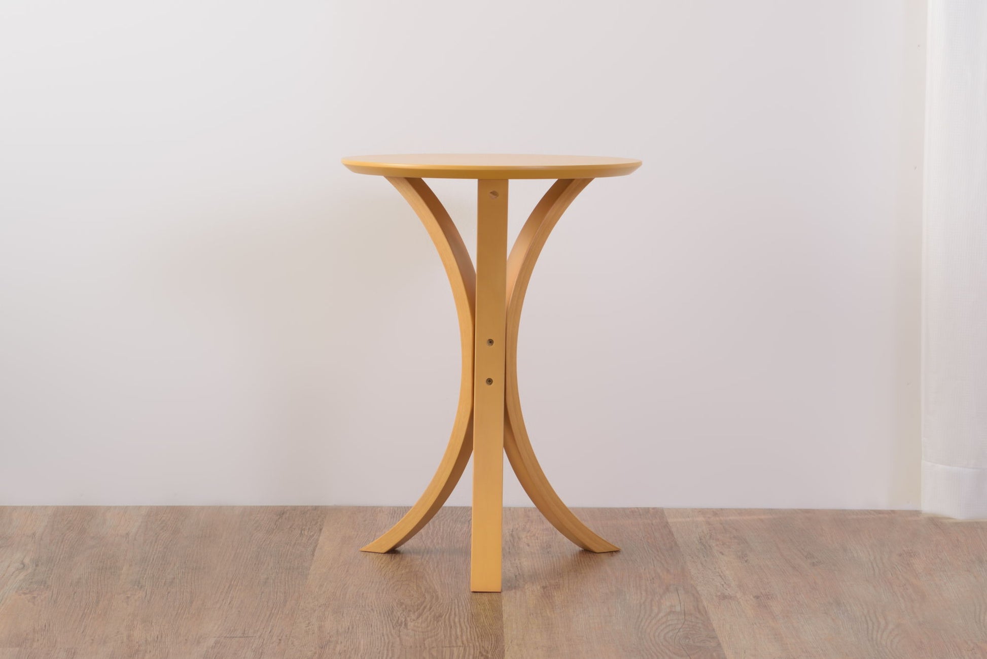 サイドテーブル 北欧 丸型 円形 幅40 ミニテーブル ナイトテーブル 天然木 木製 ベッド横