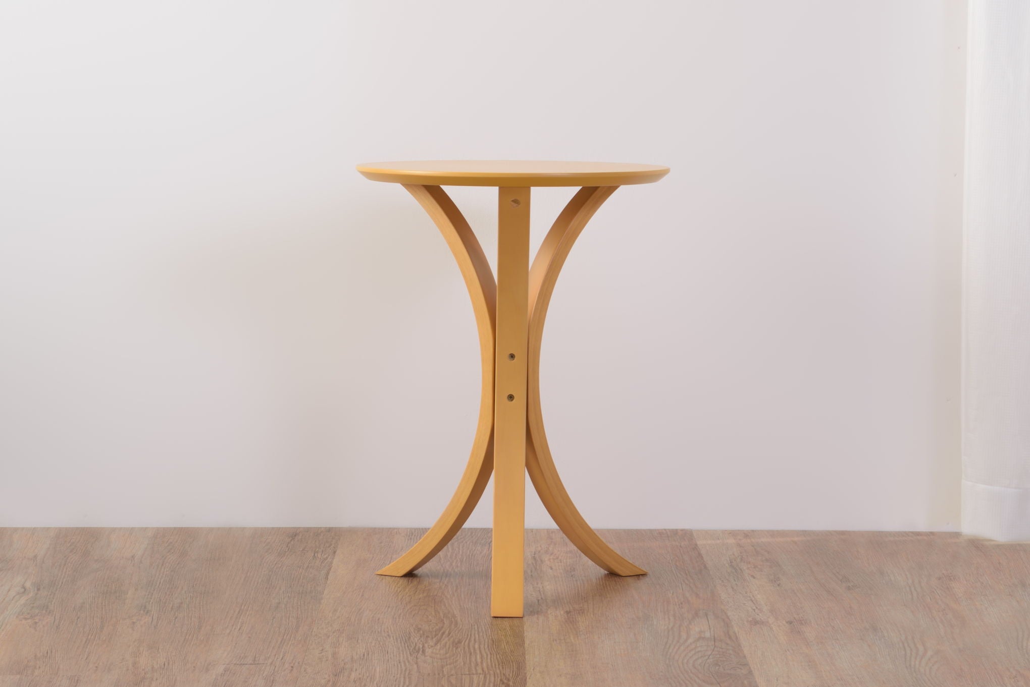 サイドテーブル 北欧 丸型 円形 幅40 ミニテーブル ナイトテーブル 天然木 木製 ベッド横