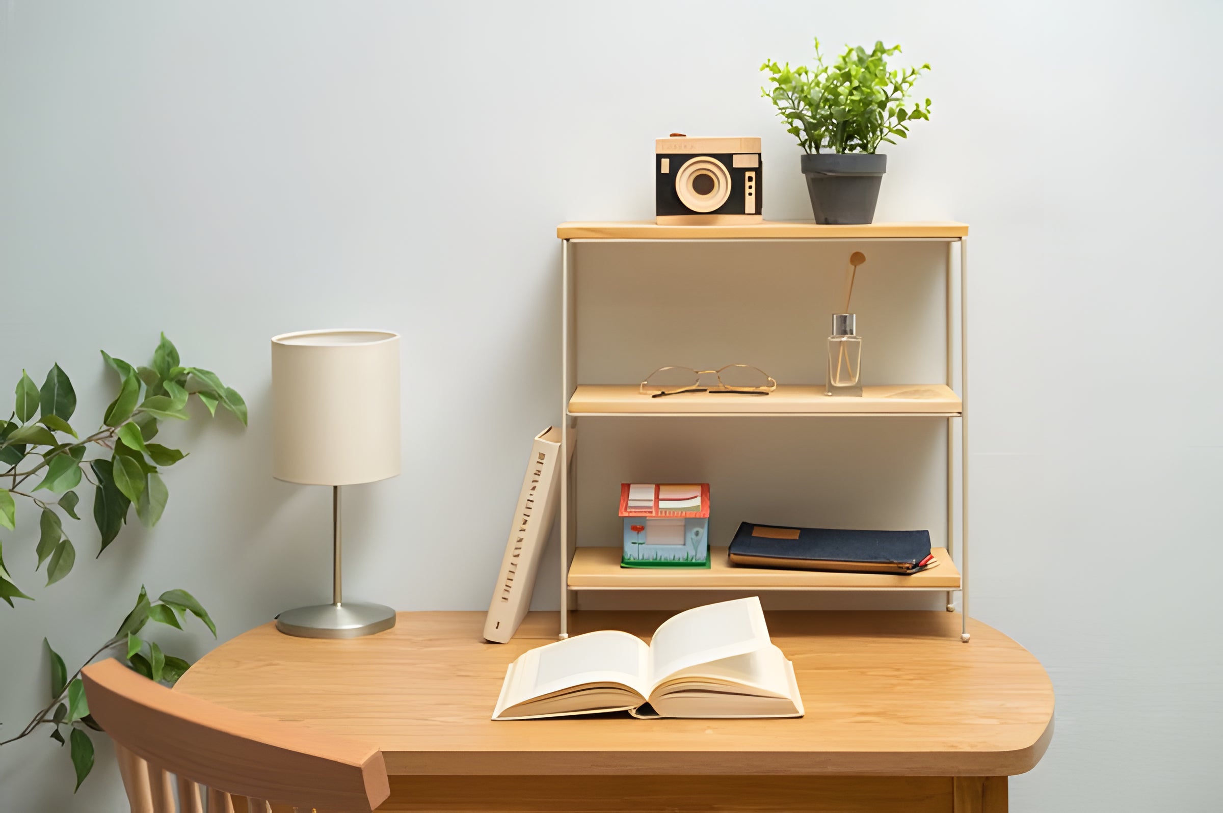 ミニ 卓上 ラック 棚 幅40cm 3段 完成品 コンパクト 省スペース スチール アイアン 天然木 収納 シェルフ オープンラック リビング