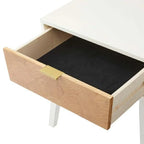 ナイトテーブル サイドテーブル 幅50 コンパクト 引き出し 収納 韓国インテリア ミニテーブル ベッド横 バイカラー