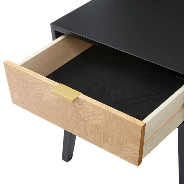 ナイトテーブル サイドテーブル 幅50 コンパクト 引き出し 収納 韓国インテリア ミニテーブル ベッド横 バイカラー