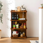 シェルフ ラック 3段 幅60 棚 収納 オープンラック 天然木 ディスプレイ リビング 本棚 マガジンラック 高見え 高級感