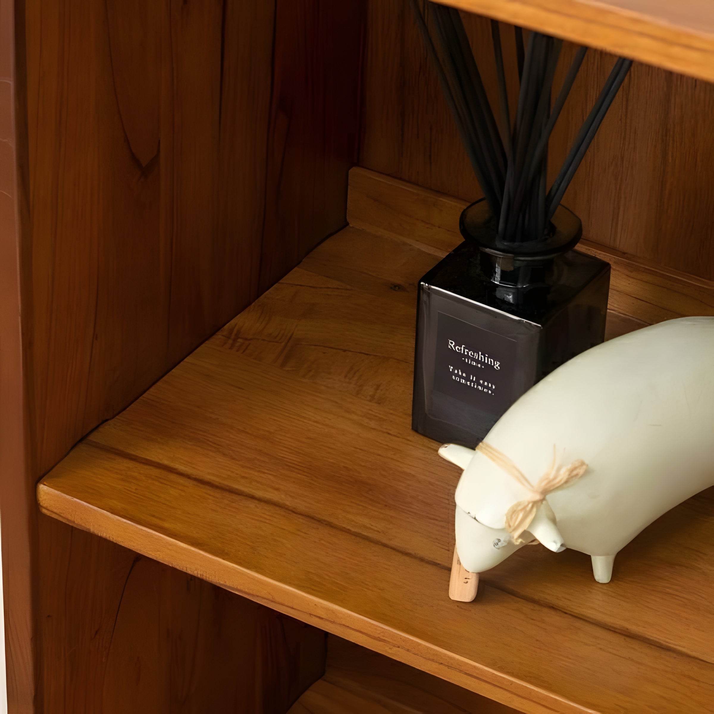 シェルフ ラック 3段 幅60 棚 収納 オープンラック 天然木 ディスプレイ リビング 本棚 マガジンラック 高見え 高級感