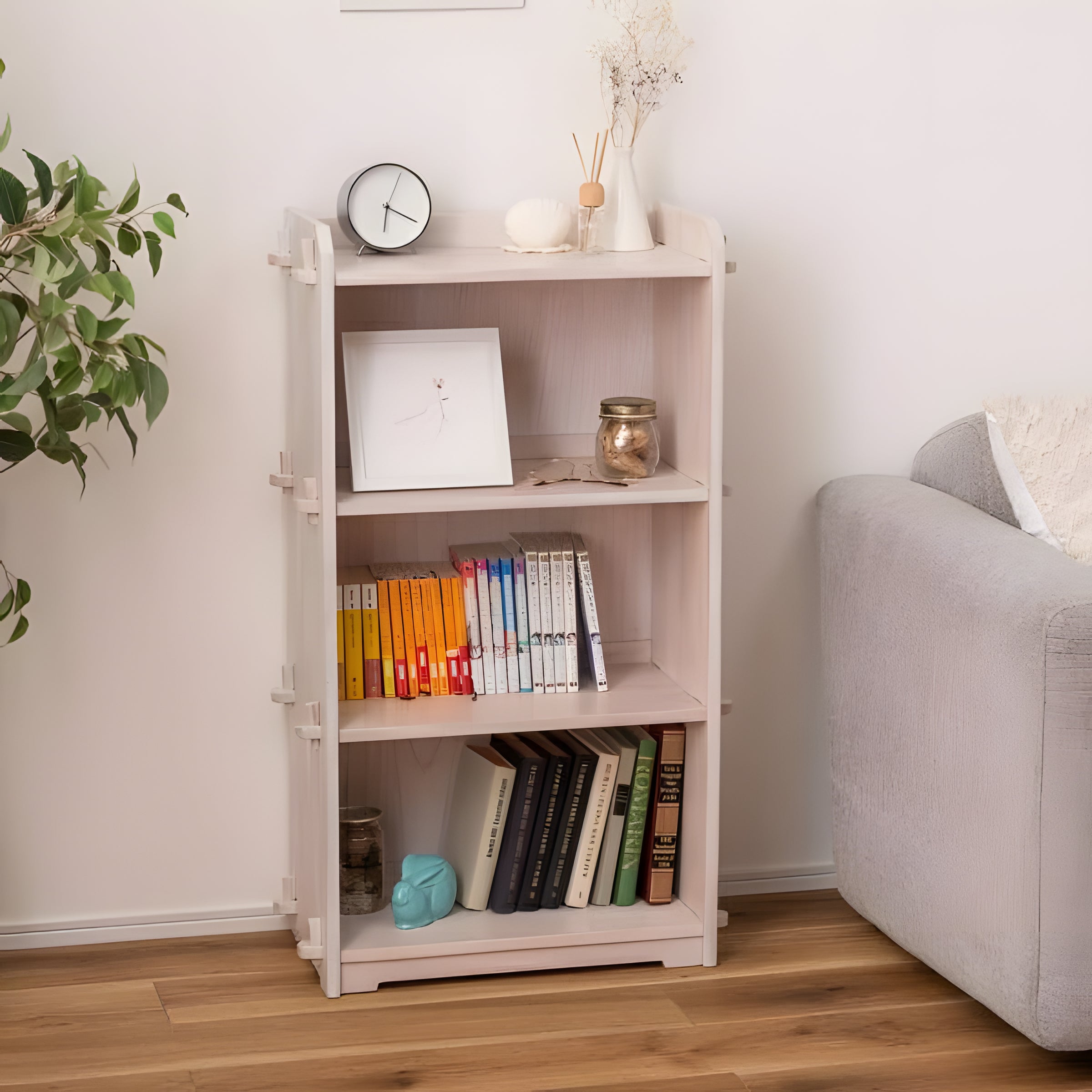 シェルフ ラック 3段 幅60 棚 収納 オープンラック 天然木 ディスプレイ リビング 本棚 マガジンラック 高見え 高級感