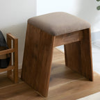 スツール チェア 椅子 古材 コンパクト 腰掛け 布 ファブリック 完成品 軽量 玄関 来客 背もたれなし