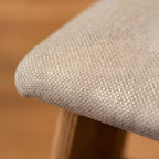 スツール チェア 椅子 古材 コンパクト 腰掛け 布 ファブリック 完成品 軽量 玄関 来客 背もたれなし