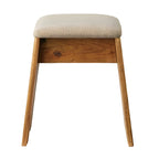 スツール チェア 椅子 古材 コンパクト 腰掛け 布 ファブリック 完成品 軽量 玄関 来客 背もたれなし