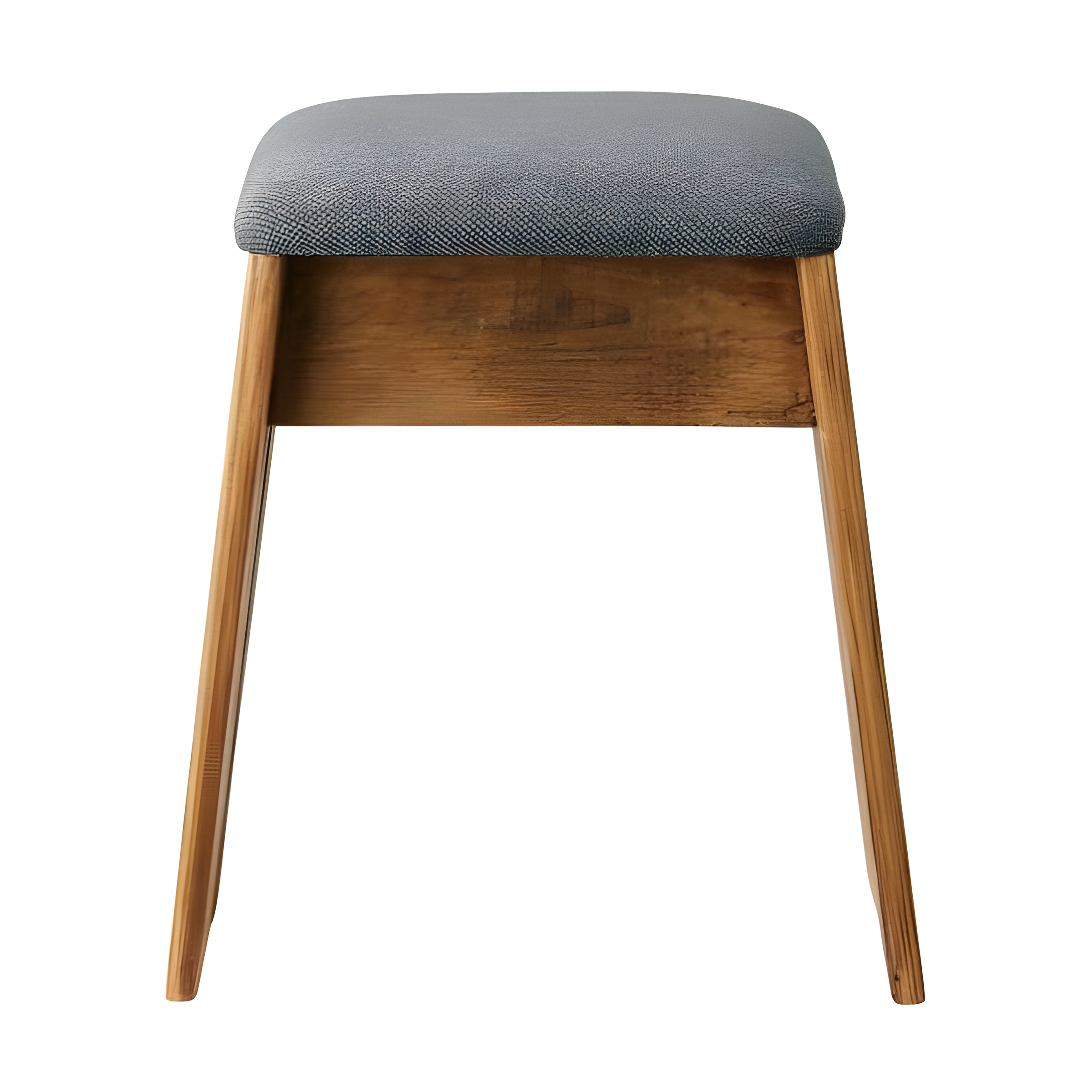 スツール チェア 椅子 古材 コンパクト 腰掛け 布 ファブリック 完成品 軽量 玄関 来客 背もたれなし