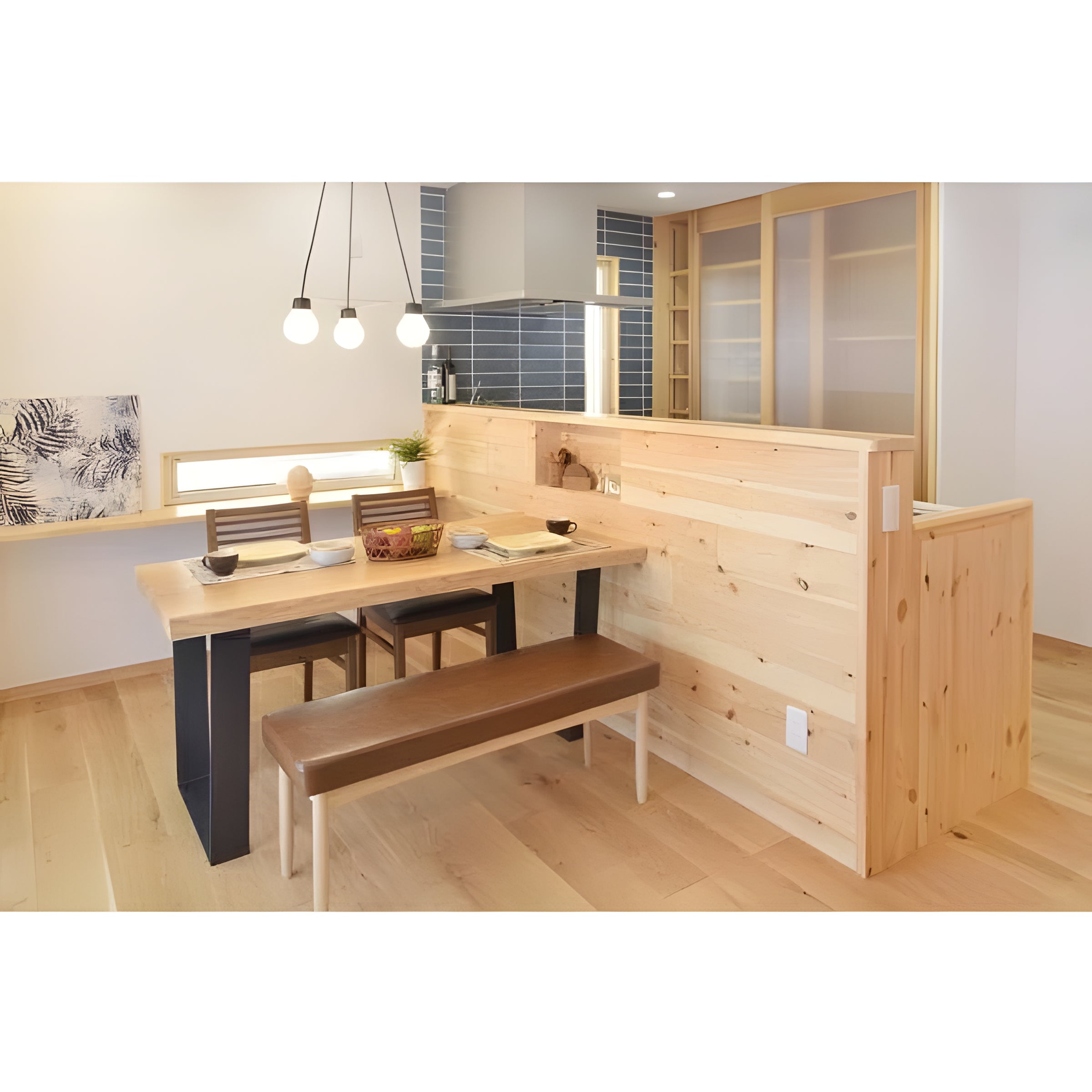 ダイニングベンチ 1脚 単品 幅110 2人掛け 二人用 椅子 ベンチ 天然木 スツール レザー 布地 ふたりがけ レトロ