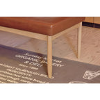 ダイニングベンチ 1脚 単品 幅110 2人掛け 二人用 椅子 ベンチ 天然木 スツール レザー 布地 ふたりがけ レトロ