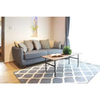 センターテーブル 幅110 机 テーブル 天然木 スチール シンプル おしゃれ ローテーブル 2人