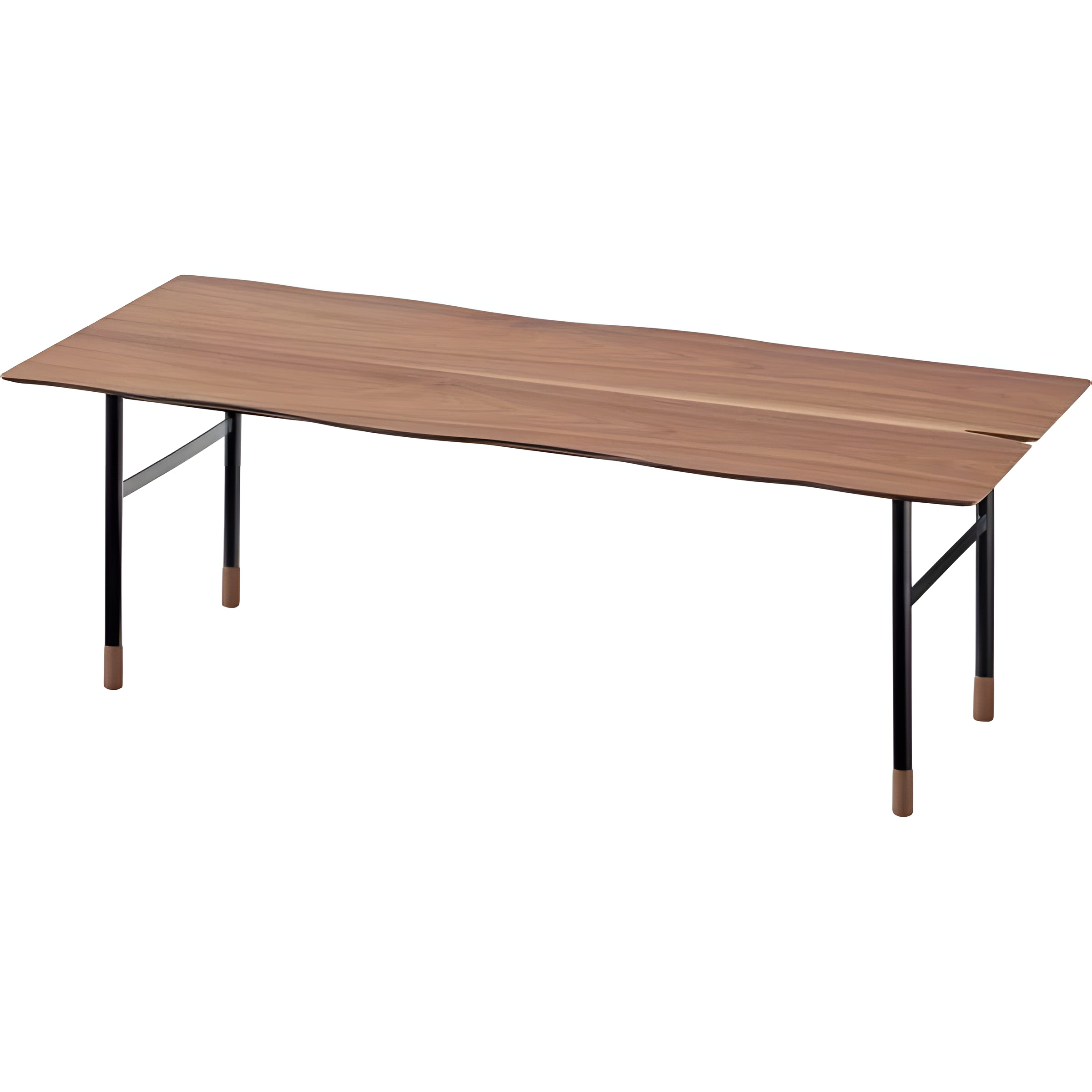 センターテーブル 幅110 机 テーブル 天然木 スチール シンプル おしゃれ ローテーブル 2人