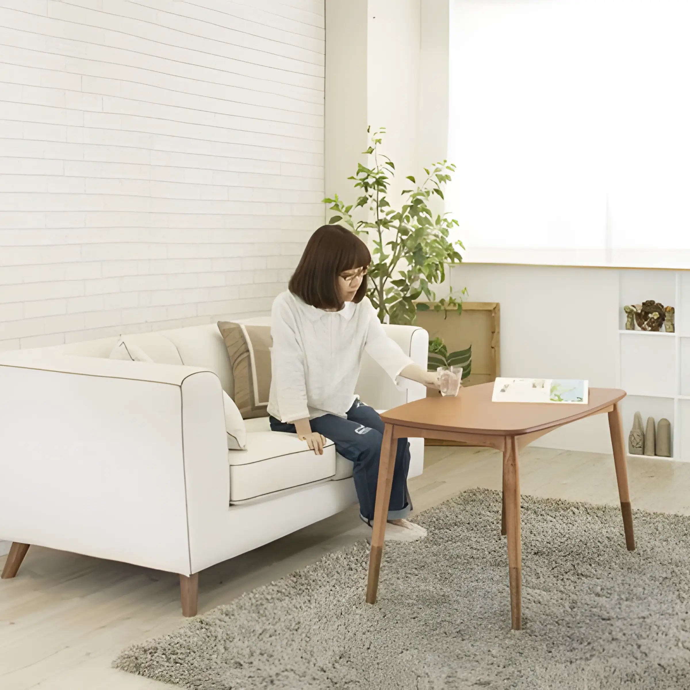 こたつテーブル 単品 長方形 天然木 ヒーター付き ハイタイプ ローテーブル 高さ38/55 2WAY 幅90 300w