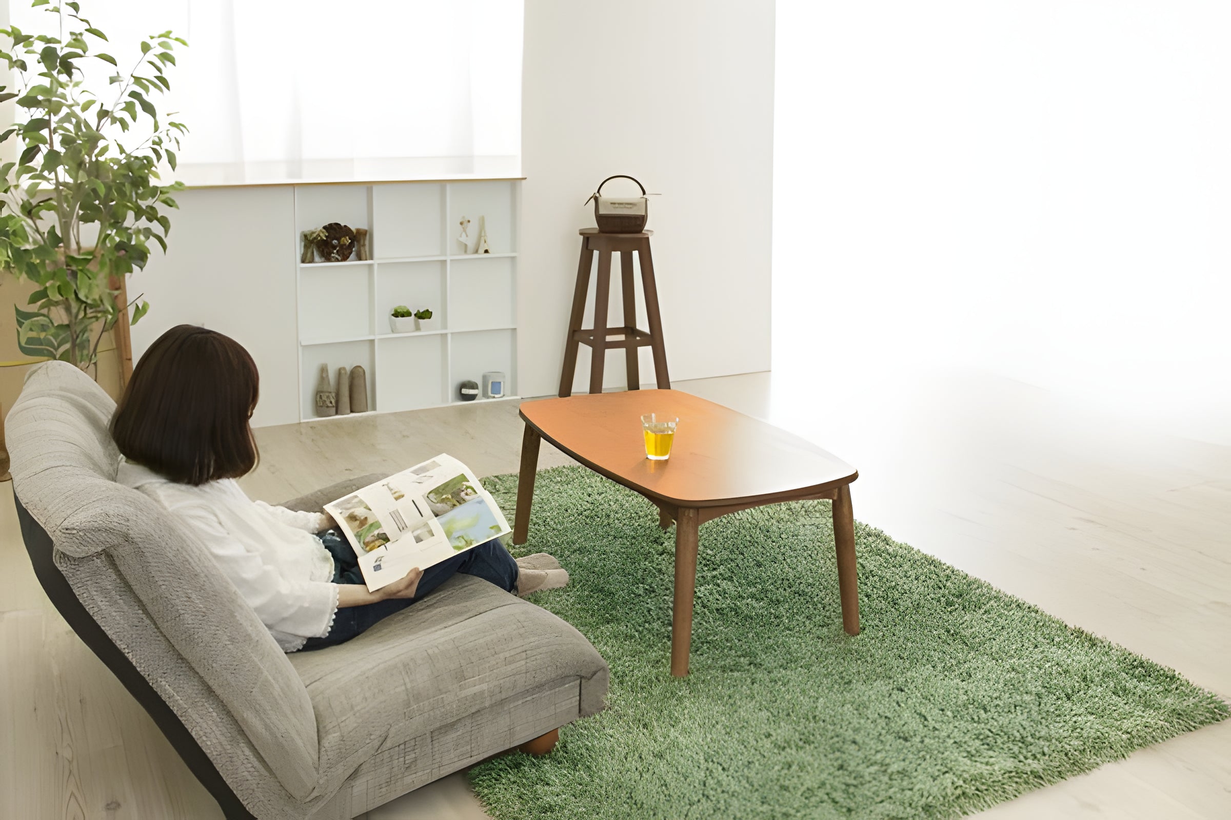 こたつテーブル 単品 長方形 天然木 ヒーター付き ハイタイプ ローテーブル 高さ38/55 2WAY 幅90 300w