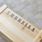 傘立て アンブレラスタンド 木製 天然木 2本 4本 6本 傘たて 傘置き 傘入れ 完成品 アンティーク 長傘 玄関 高見え 高級感