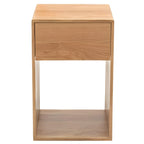 サイドテーブル 幅30 スリム コンパクト 高さ50 完成品 天然木 サイドチェスト ミニ 収納 引き出し付 ベッド横 シンプル 高見え