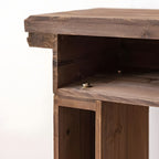 マントルピース 暖炉 ホワイト 白 杉 天然木 小物 装飾 レトロ シェルフ 飾り棚 韓国インテリア 高見え 高級感