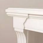 マントルピース 暖炉 ホワイト 白 杉 天然木 小物 装飾 レトロ シェルフ 飾り棚 韓国インテリア 高見え 高級感