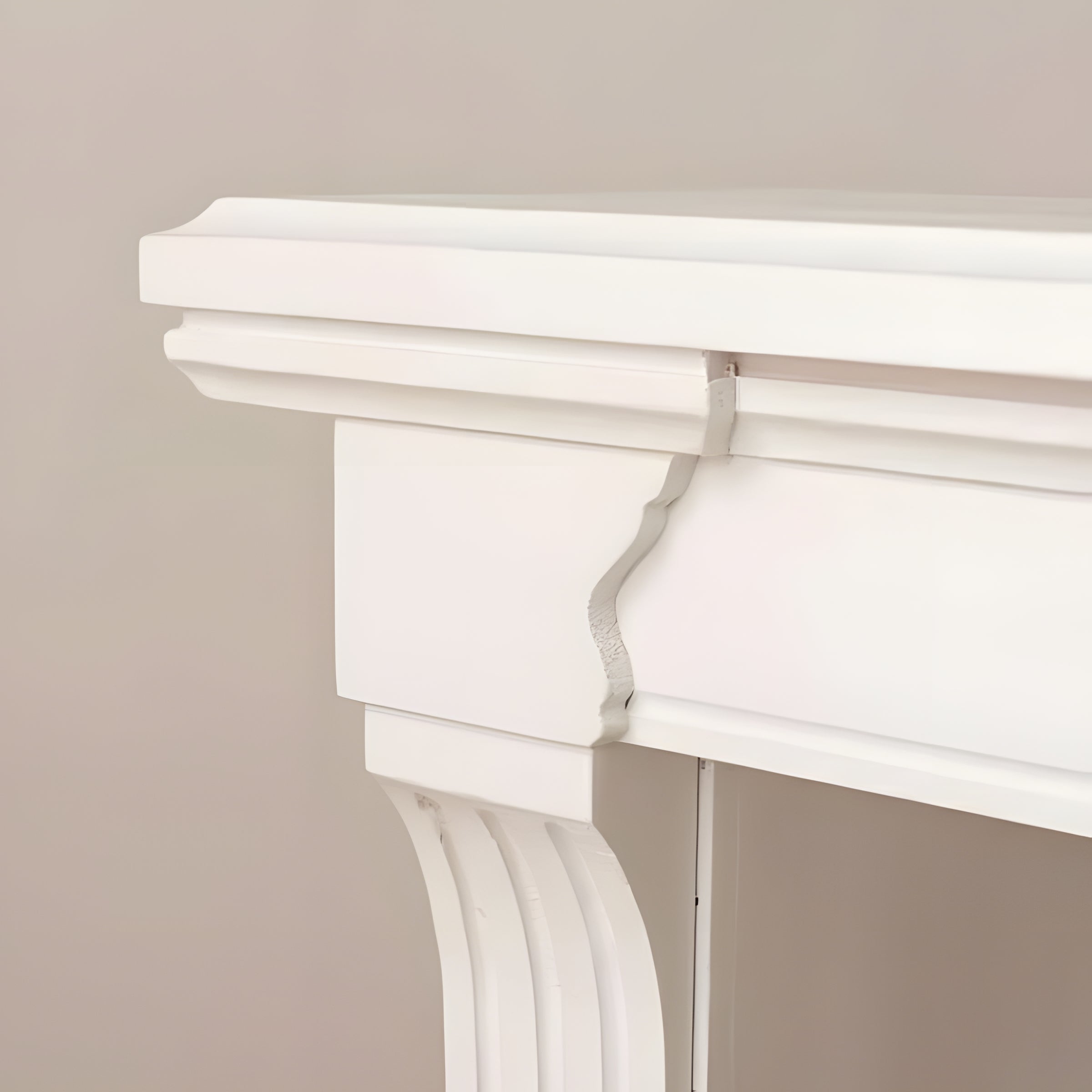 マントルピース 暖炉 ホワイト 白 杉 天然木 小物 装飾 レトロ シェルフ 飾り棚 韓国インテリア 高見え 高級感