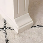 マントルピース 暖炉 ホワイト 白 杉 天然木 小物 装飾 レトロ シェルフ 飾り棚 韓国インテリア 高見え 高級感