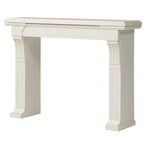 マントルピース 暖炉 ホワイト 白 杉 天然木 小物 装飾 レトロ シェルフ 飾り棚 韓国インテリア 高見え 高級感