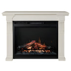 マントルピース 暖炉 ホワイト 白 杉 天然木 小物 装飾 レトロ シェルフ 飾り棚 韓国インテリア 高見え 高級感