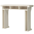 マントルピース 暖炉 ホワイト 白 杉 天然木 小物 装飾 レトロ シェルフ 飾り棚 韓国インテリア 高見え 高級感