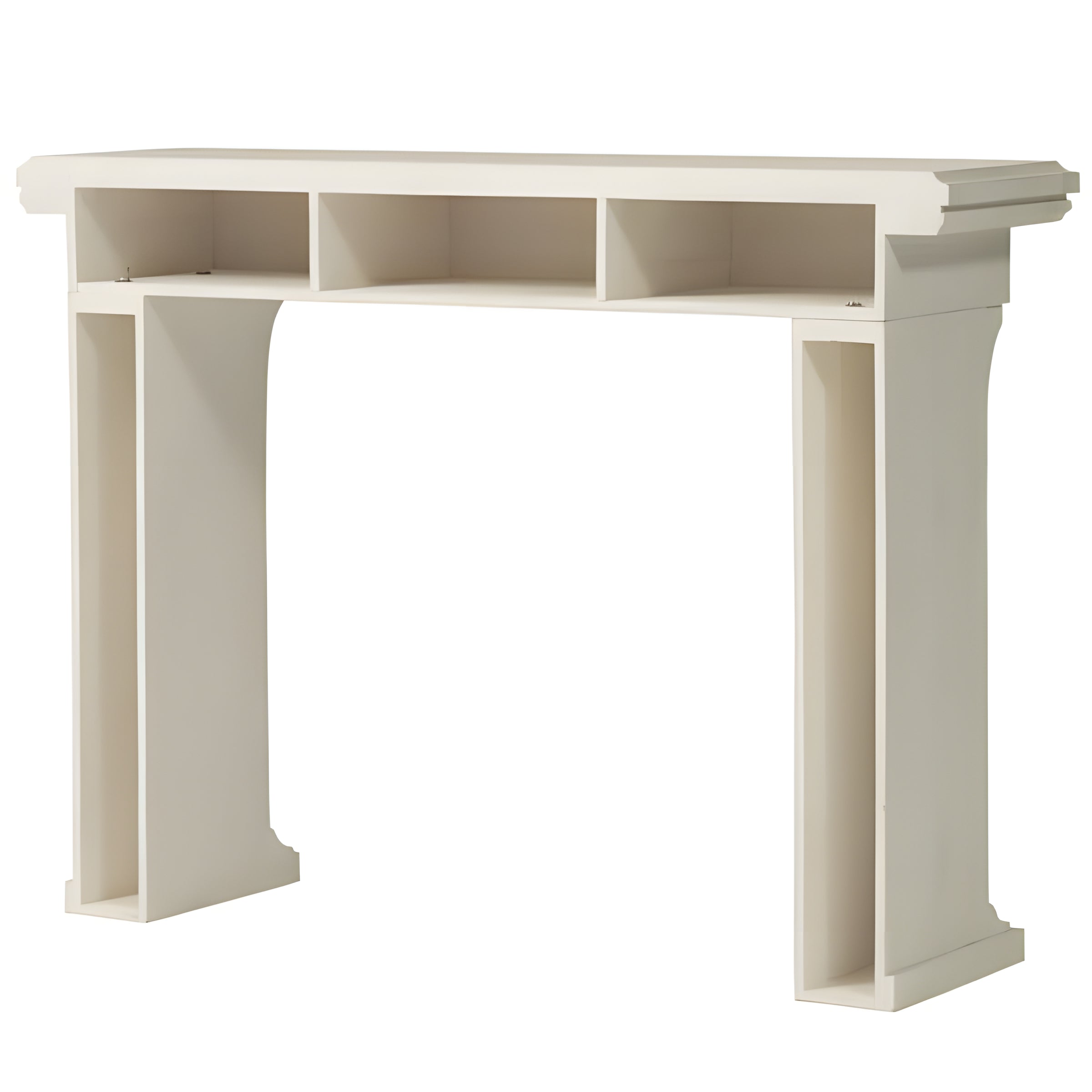 マントルピース 暖炉 ホワイト 白 杉 天然木 小物 装飾 レトロ シェルフ 飾り棚 韓国インテリア 高見え 高級感