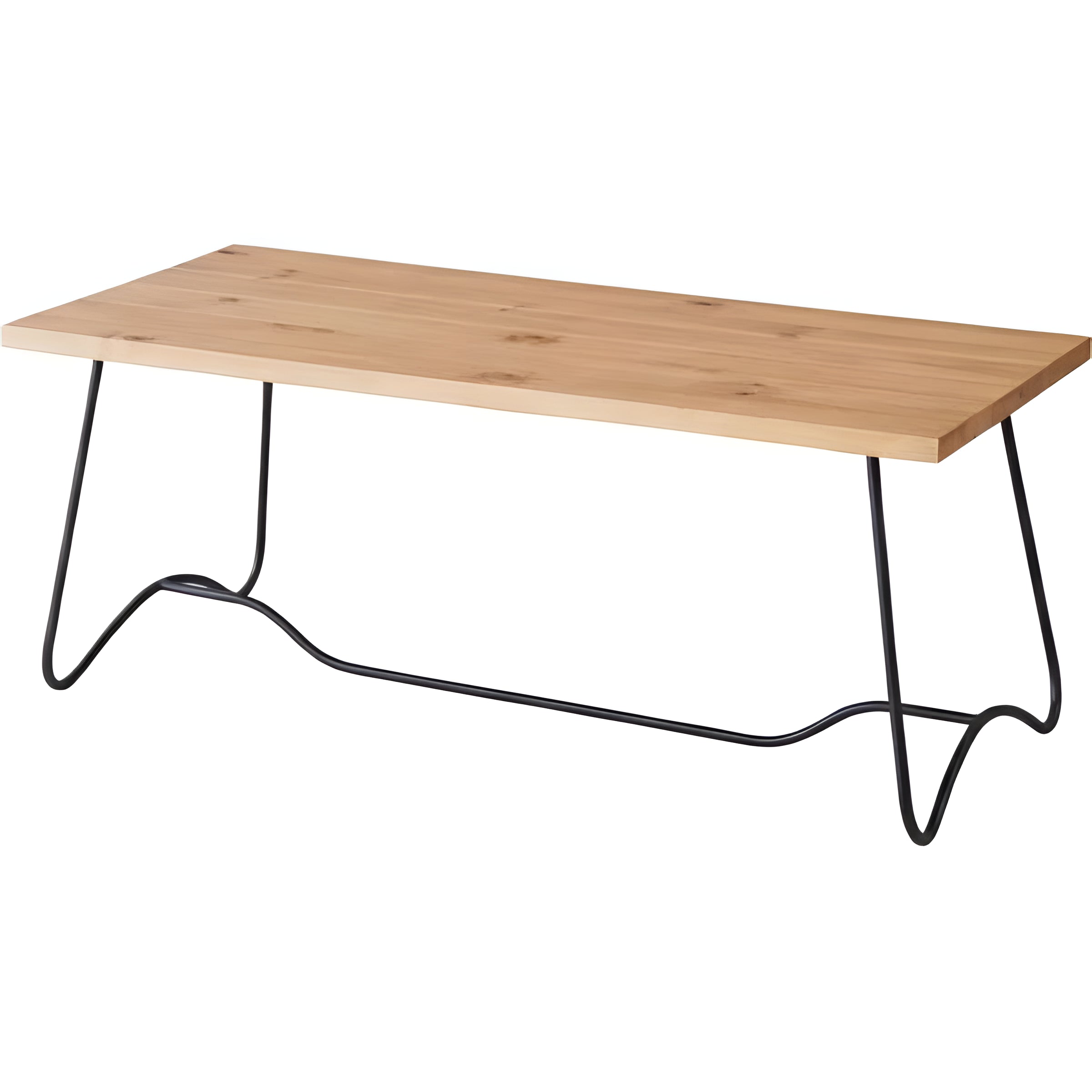 センターテーブル ローテーブル 幅100cm 完成品 天然木天板 アイアン 1人 2人 ヴィンテージ 一人暮らし 高見え