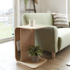 サイドテーブル ナイトテーブル ミニテーブル 天然木 完成品 収納 幅50 高見え 高級感 シンプル デザイナーズ