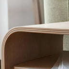 サイドテーブル ナイトテーブル ミニテーブル 天然木 完成品 収納 幅50 高見え 高級感 シンプル デザイナーズ