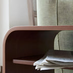 サイドテーブル ナイトテーブル ミニテーブル 天然木 完成品 収納 幅50 高見え 高級感 シンプル デザイナーズ