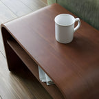 サイドテーブル ナイトテーブル ミニテーブル 天然木 完成品 収納 幅50 高見え 高級感 シンプル デザイナーズ