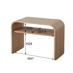 サイドテーブル ナイトテーブル ミニテーブル 天然木 完成品 収納 幅50 高見え 高級感 シンプル デザイナーズ