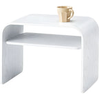 サイドテーブル ナイトテーブル ミニテーブル 天然木 完成品 収納 幅50 高見え 高級感 シンプル デザイナーズ