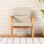 ダイニングチェア 1脚 一人掛け ひとりがけ 1人用 ソファ 完成品 肘付き 椅子 天然木 高見え 高級感 ホテル ロビー カフェ cafe