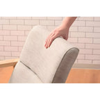 ダイニングチェア 1脚 一人掛け ひとりがけ 1人用 ソファ 完成品 肘付き 椅子 天然木 高見え 高級感 ホテル ロビー カフェ cafe