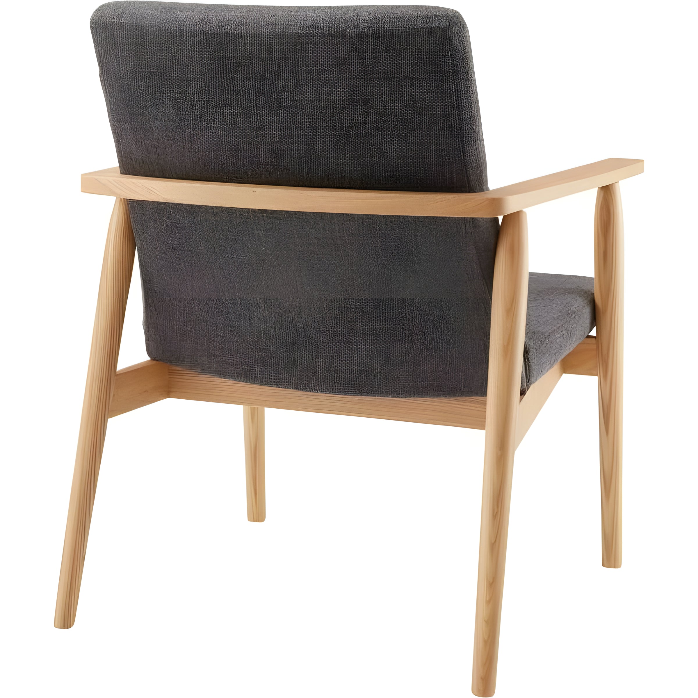 ダイニングチェア 1脚 一人掛け ひとりがけ 1人用 ソファ 完成品 肘付き 椅子 天然木 高見え 高級感 ホテル ロビー カフェ cafe